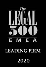 2019 - LEADING FIRM IN LEGAL500